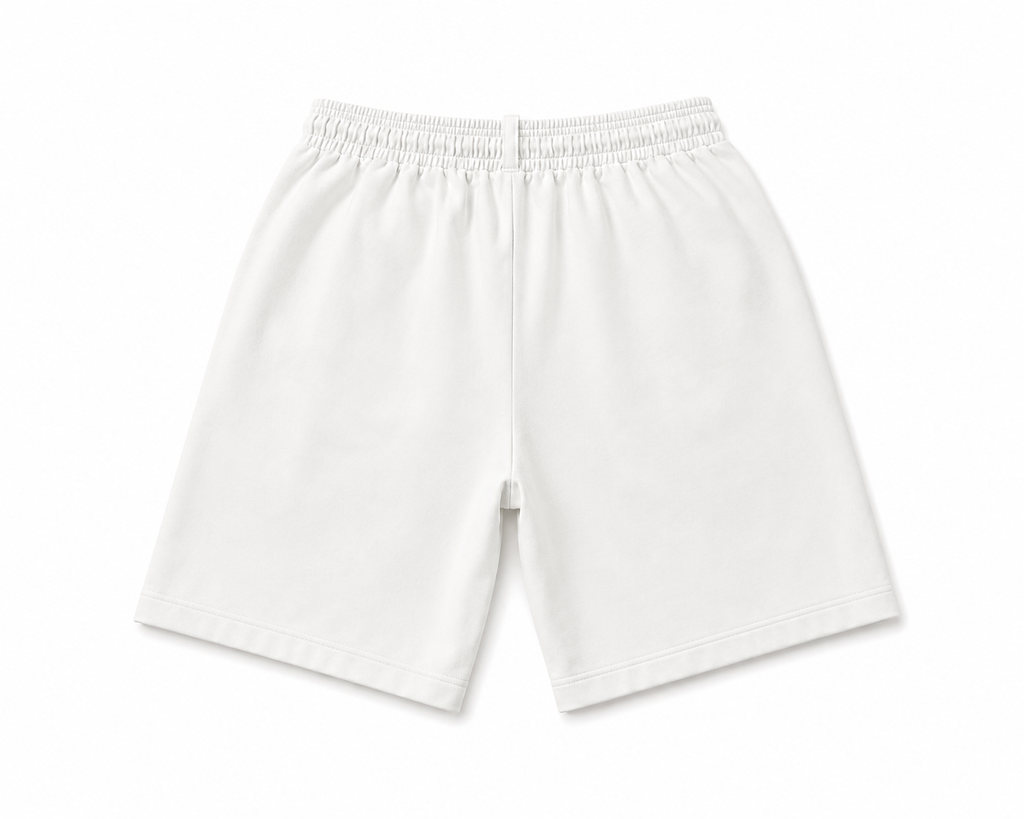 Pure White Heavyweight Shorts