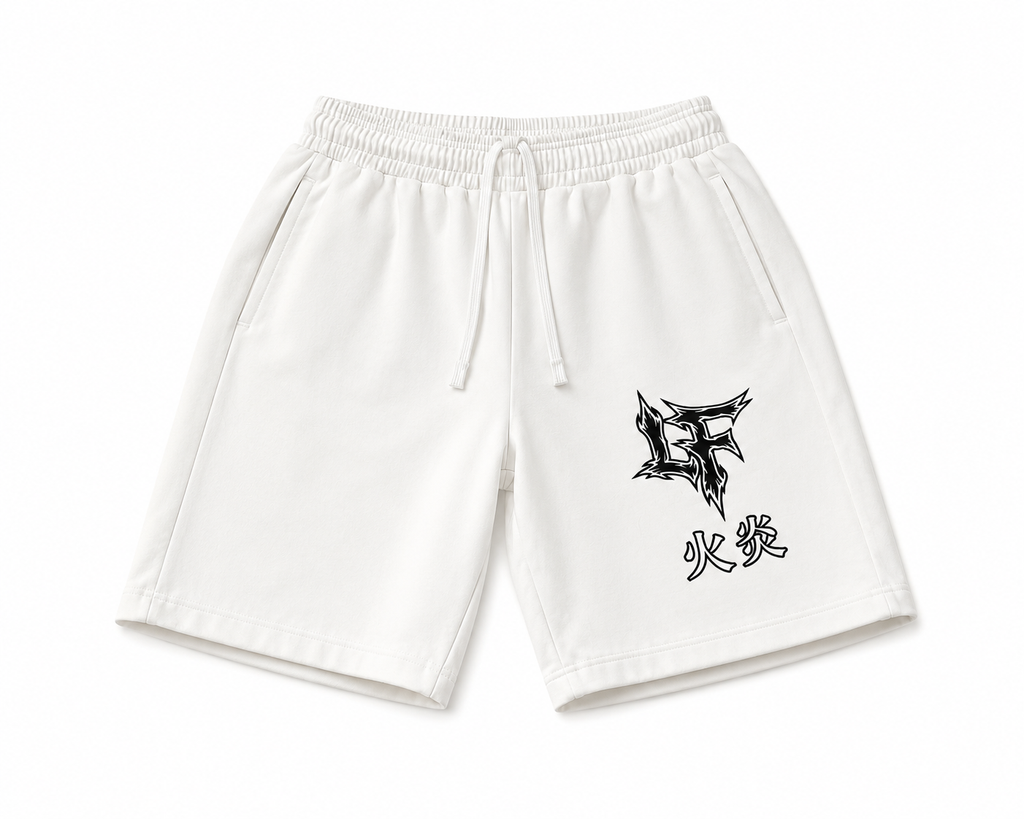 Pure White Heavyweight Shorts
